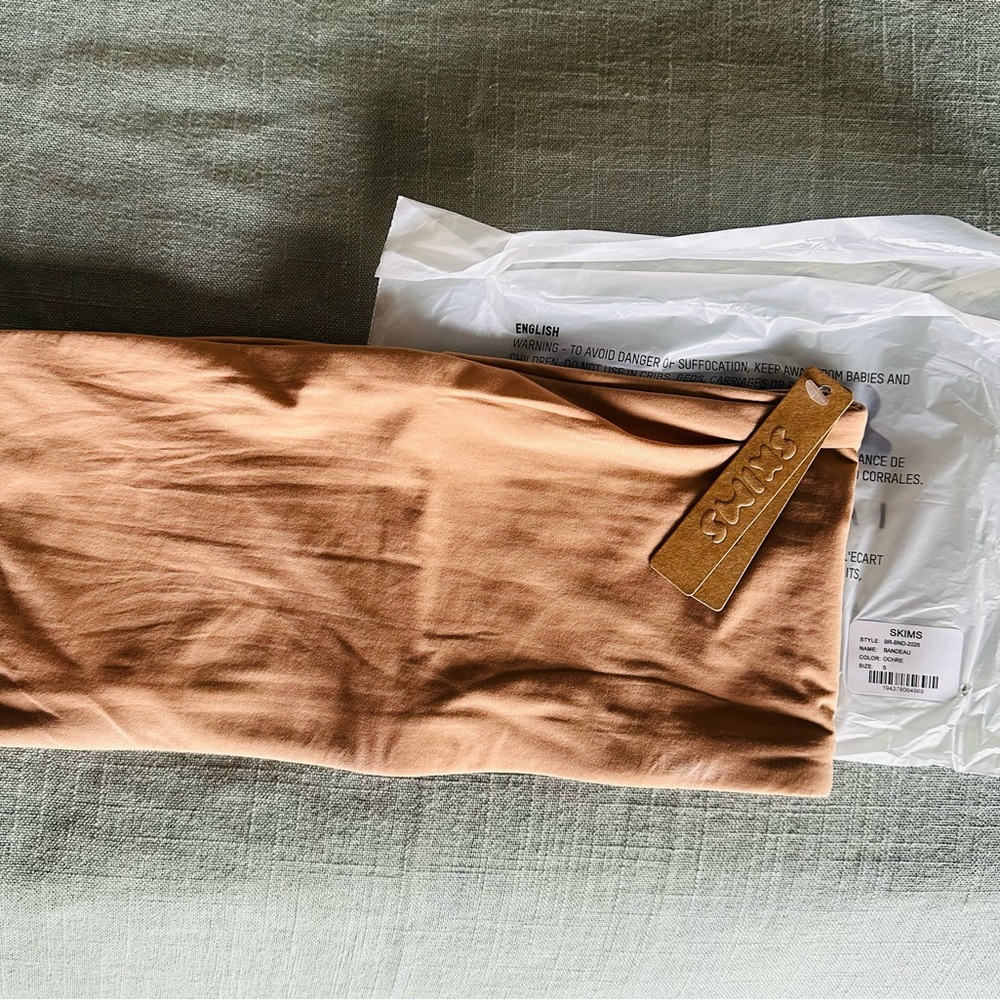 Skims strapless bandeau size small